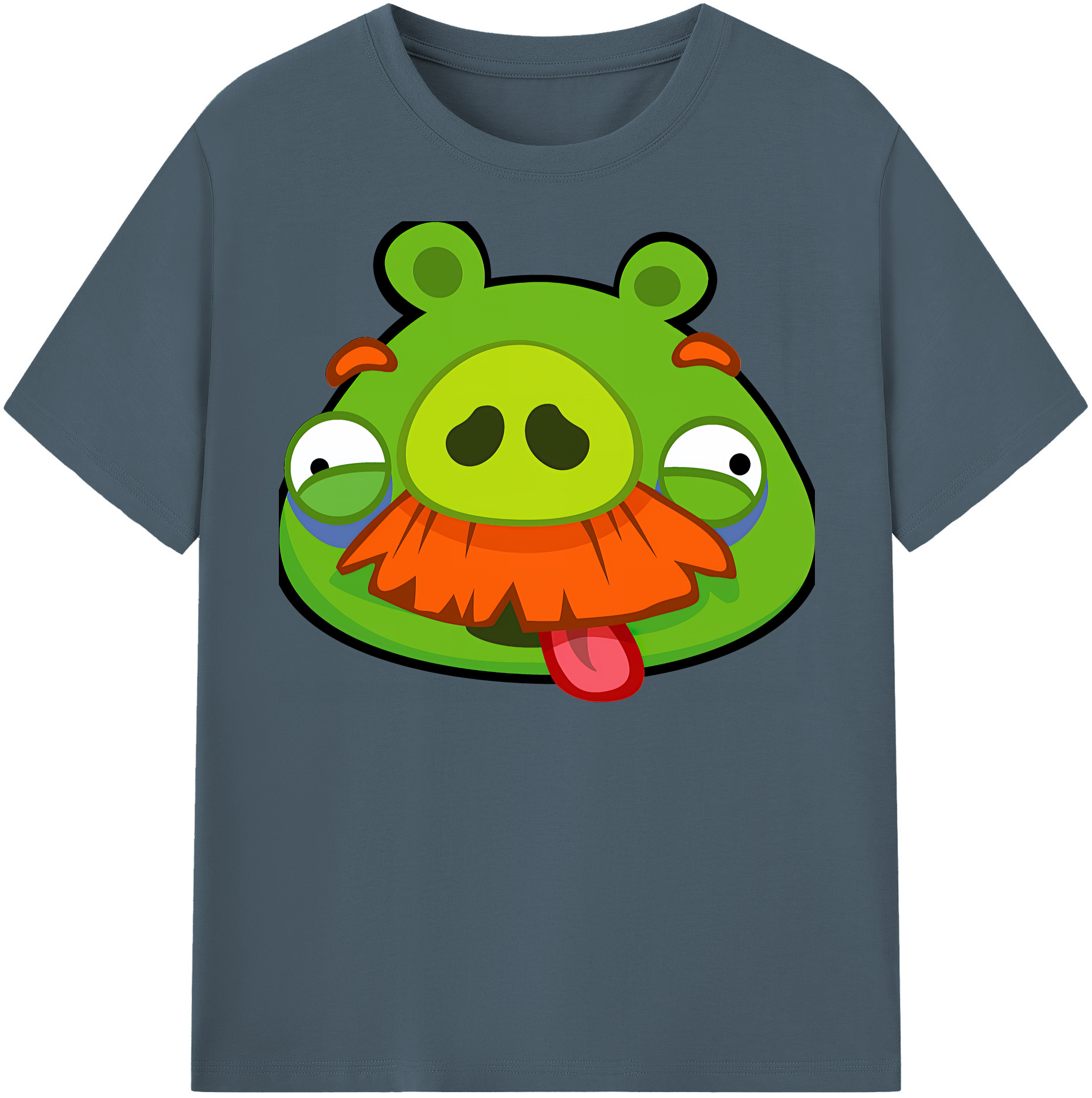 （画像用） Angry Birds アングリーバード 綿100％半袖Tシャツ（フロントプリント）